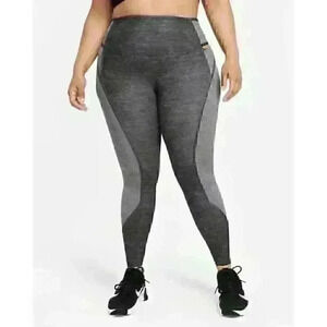 NEW! Nike Women's Plus Size 2X Dri-FIT One Luxe Mid-Rise Leggings NWT $100